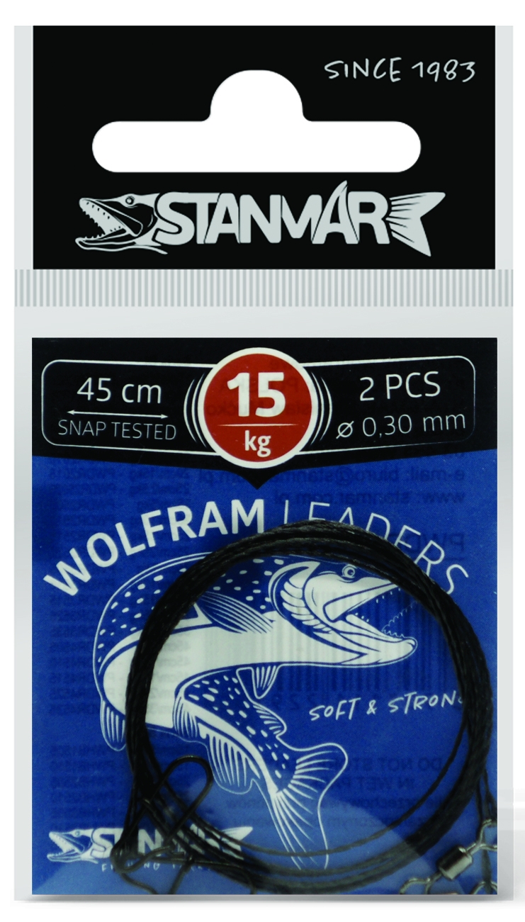 Leader 45cm/0.30mm/15kg (2st.)